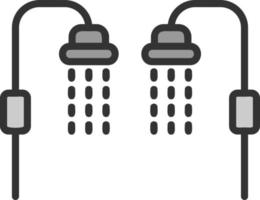 Shower Vector Icon Design