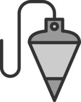 Plumb Bob Vector Icon Design