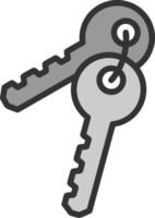 Keys Vector Icon Design