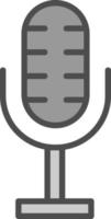 Microphone Vector Icon Design