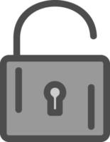 Unlock Vector Icon Design