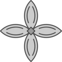 Bouvardia Vector Icon Design