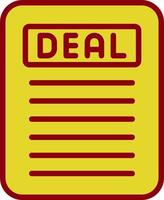 Deal Vector Icon Design