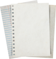 vieille pile de papier png