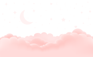 röd himmel moln valentines dag skön bakgrund design png