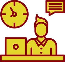 Overwork Vector Icon Design