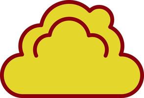 diseño de icono de vector de nube