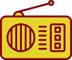 Radio Vector Icon Design