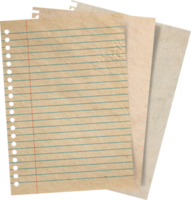 oud papier stack png