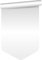 White paper tag label isolated background png