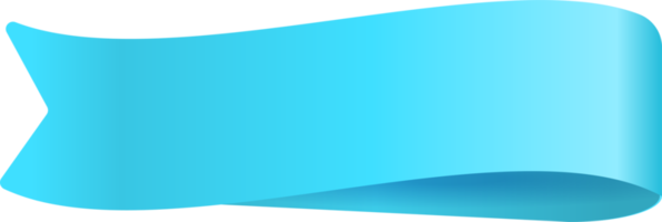 etiqueta de papel azul etiqueta rasgada bordes cortados fondo aislado png