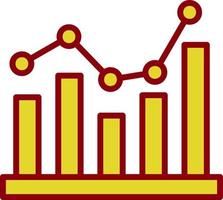 Bar Chart Vector Icon Design