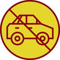 No Travelling Vector Icon Design