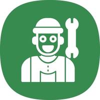 Plumber Vector Icon Design