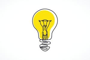 Light bulb Icon vector