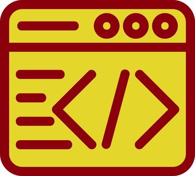 Code Vector Icon Design