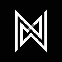 Corporativo moderno, letra inicial abstracta 'mm' logo icono plantilla de diseño vectorial elemento de logotipo, formas de cuadrícula simple logotipo en letra 'mm', vector, gráfico vector