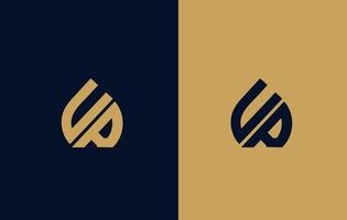 Vector UP monogram or letter UP logo and UP logo design