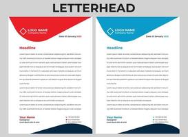 Clean Letterhead Design vector