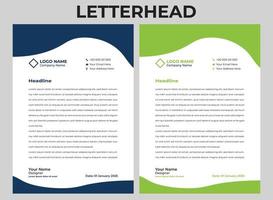 Simple Letterhead Design vector