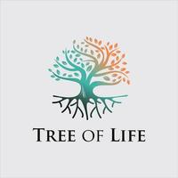 árbol de la vida logo naturaleza vector gráfico
