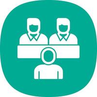 Job Interview Vector Icon Design