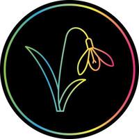 Snowdrop Vector Icon Design