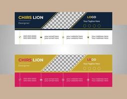 Cover template web banner design. vector