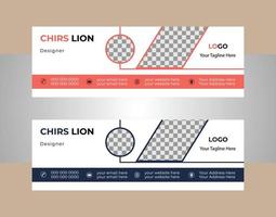 Cover template web banner design. vector