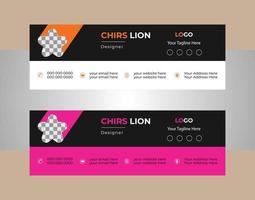 Cover template web banner design. vector