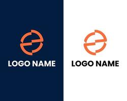 Letter OZ logo design. Monogram O and Z type abstract symbol. Initial Z in circle vector icon.