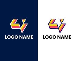 letra mw mw wm concepto de diseño de logotipo. elegante plantilla de logotipo vectorial vector