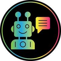 Robot Assistant Vector Icon Design