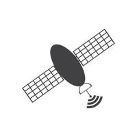 Satellite icon, transmission vector illustration