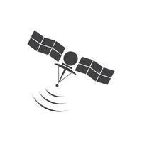 Satellite icon, transmission vector illustration