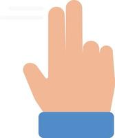 swipe finger gesture vector