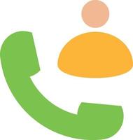 calling contact number vector