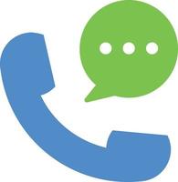 conversation phone call vector