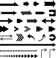 Arrow Direction Pointing Icon Set vector