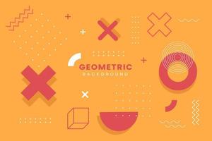 memphis minimalist geometric background vector