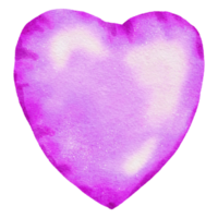 elemento de globo de hoja violeta acuarela pintado a mano png