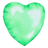 Watercolor Green Foil Balloon element hand painted png
