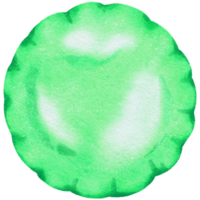 waterverf groen folie ballon element hand- geschilderd png