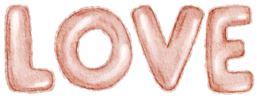 waterverf Valentijnsdag dag element png