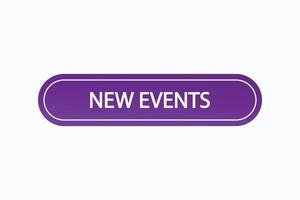 new event button vectors.sign label speech bubble new event vector