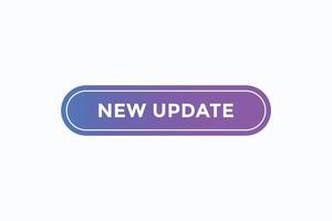 new update button vectors.sign label speech bubble new update vector