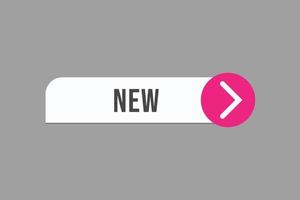 new button vectors.sign label speech bubble new vector