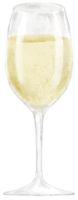 Aquarell Wein und Käse Clipart, png