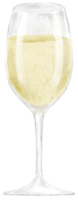 Watercolor Wine and Cheese Clipart, PNG