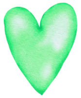 vattenfärg grön folie ballong element hand målad png
